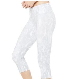 49. ALO Yoga Gray Patterned cropped Leggings